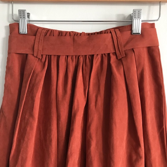 Vintage brunt orange skirt XS-S - Picture 5 of 6
